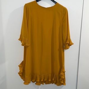 Mustard yellow dresss